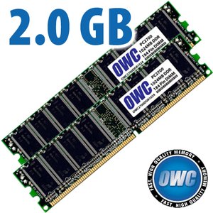 2.0GB PC2700 Memory Upgrade Kit - (2x 1GB) Matched Pair of DDR SDRAM 333MHz CAS 2.5 184 Pin