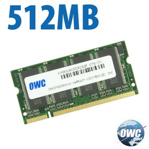 512MB PC2700 DDR 333MHz CL 2.5 200 Pin Low-Profile (non-stacked!) SO-DIMM