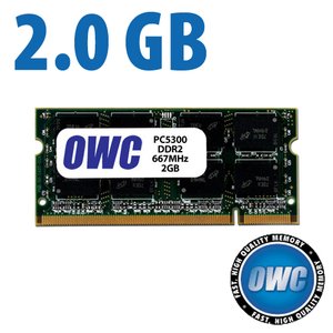(*) 2.0GB PC-5300 DDR2 667MHz SO-DIMM 200 Pin Memory Upgrade Module