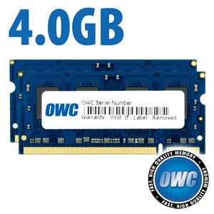 4.0GB Kit (2x 2GB) PC2-5300 DDR2 667MHz CL4 Performance SO-DIMM 200 Pin Memory Upgrade Kit