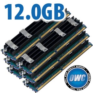 12.0GB Mac Pro Memory Matched Set (6x 2GB) PC5300 DDR2 ECC 667MHz 240 Pin FB-DIMM Modules