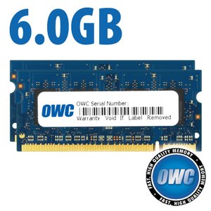 6.0GB Kit (2.0GB+4.0GB) PC2-6400 DDR2 800MHz SO-DIMM 200 Pin Memory Upgrade Kit