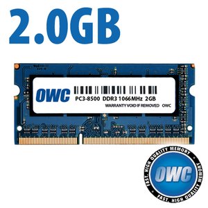 2.0GB PC-8500 DDR3 1066MHz SO-DIMM 204 Pin Memory Upgrade Module