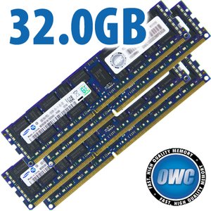 32.0GB Mac Pro Early 2009 Memory Matched Set (4x 8GB) PC-8500 1066MHz DDR3 ECC-R SDRAM Modules