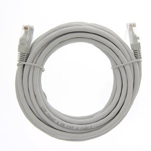4.2 Meter (168") Ethernet Category 6 Enhanced RJ45 Network Patch Cable. Grey