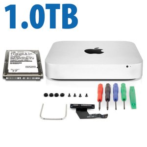 DIY Kit: Data Doubler + 1.0TB HGST Hard Drive Bundle for Mac mini 2011 and 2012 models.