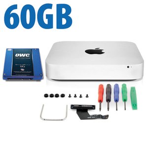 DIY Kit: Data Doubler + 60GB Electra 6G SSD Bundle for Mac mini 2011 and 2012 models.