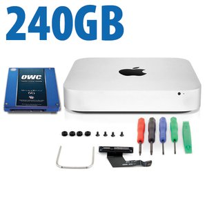 DIY Kit: Data Doubler + 240GB Electra 6G SSD Bundle for Mac mini 2011 and 2012 models.