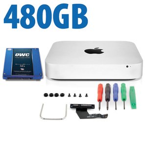 DIY Kit: Data Doubler + 480GB Electra 6G SSD Bundle for Mac mini 2011 and 2012 models.