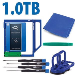DIY Kit: Data Doubler + 1.0TB OWC Mercury Electra 3G SSD Drive Bundle + custom iMac Toolkit.