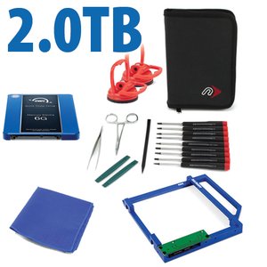 DIY Kit: Data Doubler + 2.0TB OWC Mercury Electra MAX 6G SSD Drive Bundle.