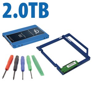 DIY Kit: Data Doubler + 2.0TB OWC Mercury Electra MAX 6G SSD Drive Bundle + 5 Piece Toolkit.