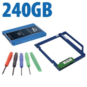 DIY Kit: Data Doubler + 240GB OWC Mercury Electra 6G SSD Drive Bundle + 5 Piece Toolkit.