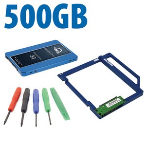 DIY Kit: Data Doubler + 500GB OWC Mercury Electra 3G SSD Drive Bundle + 5 Piece Toolkit.