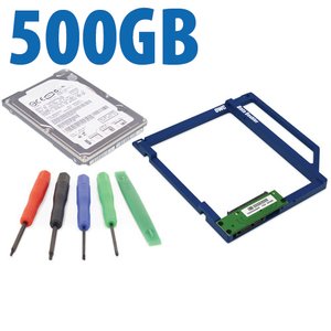 DIY Kit: Data Doubler + 500GB 7200RPM Hard Drive Bundle + 5 Piece Toolkit.
