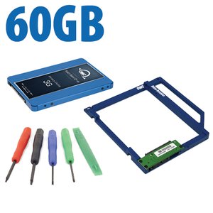 DIY Kit: Data Doubler + 60GB OWC Mercury Electra 3G SSD Drive Bundle + 5 Piece Toolkit.