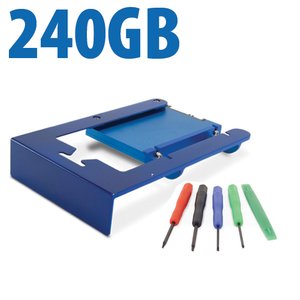 Mount Pro Bundle: 240GB Mercury Electra SSD, 2.5" Drive Sled & tools for 2009-2012 Apple Mac Pro