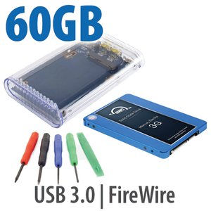 DIY KIT: OWC On-the-Go FW800/USB 3.0 2.5" Enclosure + 60GB Mercury Electra 3G SSD