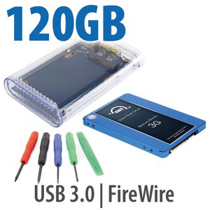 DIY KIT: OWC On-the-Go FW800/USB 3.0 2.5" Enclosure + 120GB Mercury Electra 3G SSD