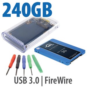 DIY KIT: OWC On-the-Go FW800/USB 3.0 2.5" Enclosure + 240GB Mercury Electra 3G SSD