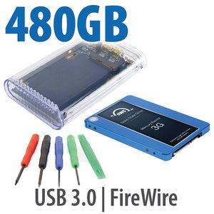 DIY KIT: OWC On-the-Go FW800/USB 3.0 2.5" Enclosure + 480GB Mercury Electra 3G SSD