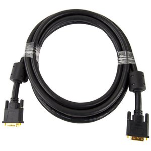 3.0 Meter (118") DVI male to DVI male Video Cable. Perfect to connect computer to your monitor or TV
