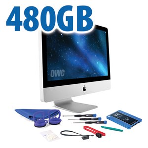 DIY Kit for 2011 21.5" iMac's internal SSD bay: 480GB OWC Mercury Electra 6G SSD.