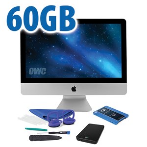 DIY Kit for 2012 or later 21.5" iMac's factory HDD: 60GB OWC Mercury Electra 6G SSD.
