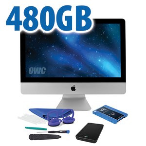 DIY Kit for 2012 or later 21.5" iMac's factory HDD: 480GB OWC Mercury Electra 6G SSD.