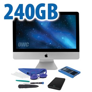 DIY Kit for 2012 or later 21.5" iMac's factory HDD: 240GB OWC Mercury Extreme Pro 6G SSD.
