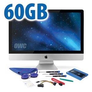 DIY Kit for 2010 27" iMac's internal SSD bay: 60GB OWC Mercury Electra 6G SSD.