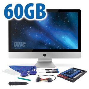 DIY Kit for 2012 or later 27" iMac's factory HDD: 60GB OWC Mercury Electra 6G SSD.