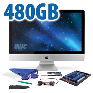 DIY Kit for 2012 or later 27" iMac's factory HDD: 480GB OWC Mercury Electra 6G SSD.
