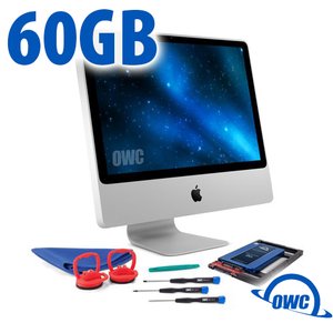 DIY Kit for 2006 - early 2009 iMac's factory HDD: 60GB OWC Mercury Electra 6G SSD.