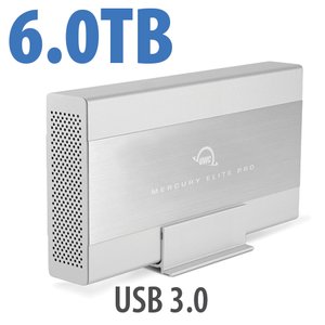 6.0TB OWC Mercury Elite Pro USB 3 With USB+1 Storage Solution