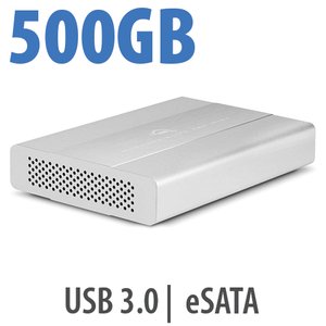 500GB OWC Mercury Elite Pro mini Portable 7200RPM USB3.0 + eSATA Storage Solution