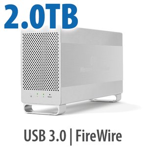 2.0TB OWC Mercury Elite Pro Dual RAID USB 3.0 / FireWire 800 Storage Solution