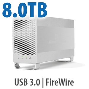 8.0TB OWC Mercury Elite Pro Dual RAID USB 3.0 / FireWire 800 Storage Solution