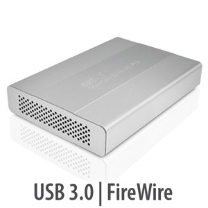 OWC Mercury Elite Pro mini 2.5" bus-powered portable FW800/400 + USB3.0 drive enclosure kit