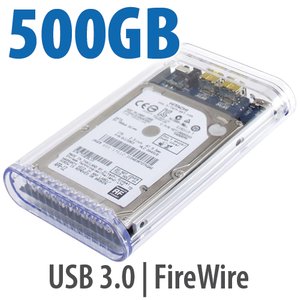 500GB OWC Mercury On-The-Go Portable FW800&400/USB3 5400RPM Storage Solution