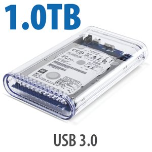 1.0TB OWC Mercury On-The-Go Pro USB 3.0 / 2.0 7200RPM Portable Bus Powered Solution.