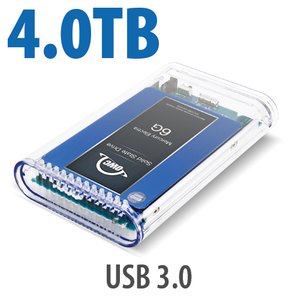 4.0TB SSD OWC Mercury On-The-Go Pro USB 3.0 / 2.0 SSD Portable Bus Powered Solution
