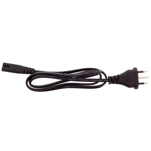 1.0 Meter (39") UL Certified 2-Pin Power Cord from AC Adapter to wall for Brazil