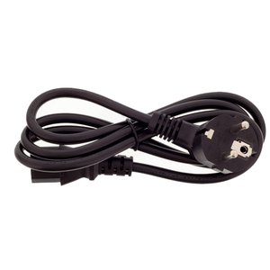 1.0 Meter (39") UL Certified 3-Pin Power Cord from AC Adapter to wall for Europe, Russia