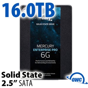 16.0TB OWC Mercury Enterprise Pro 6G 2.5-inch SATA 6.0Gb/s Enterprise Class Solid-State Drive