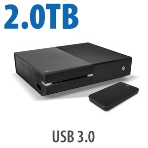 2.0TB Hard Drive Drive Upgrade Kit for Xbox One: Add 4x the capacity to your Xbox