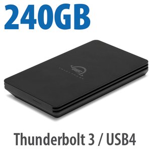 240GB OWC Envoy Pro SX Rugged Portable NVMe SSD with Thunderbolt/USB4