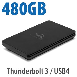 480GB OWC Envoy Pro SX Rugged Portable NVMe SSD with Thunderbolt/USB4