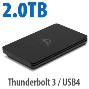 2.0TB OWC Envoy Pro SX Rugged Portable NVMe SSD with Thunderbolt/USB4