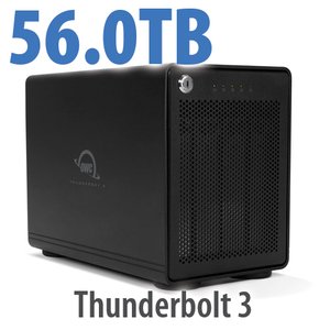 56TB OWC ThunderBay 4 RAID 5 Four-Drive Enterprise HDD Storage Solution with Dual Thunderbolt 3 Ports